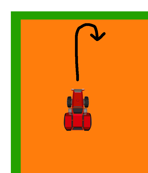 トラクター　代掻き　旋回方法4